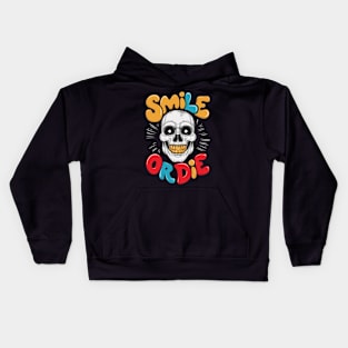 Smiling Skull Kids Hoodie